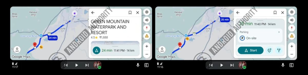 Maps Android Auto