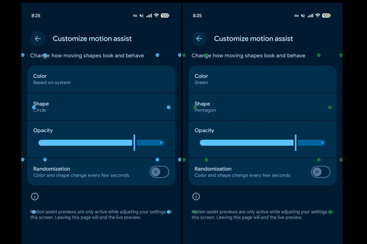 motion assist android