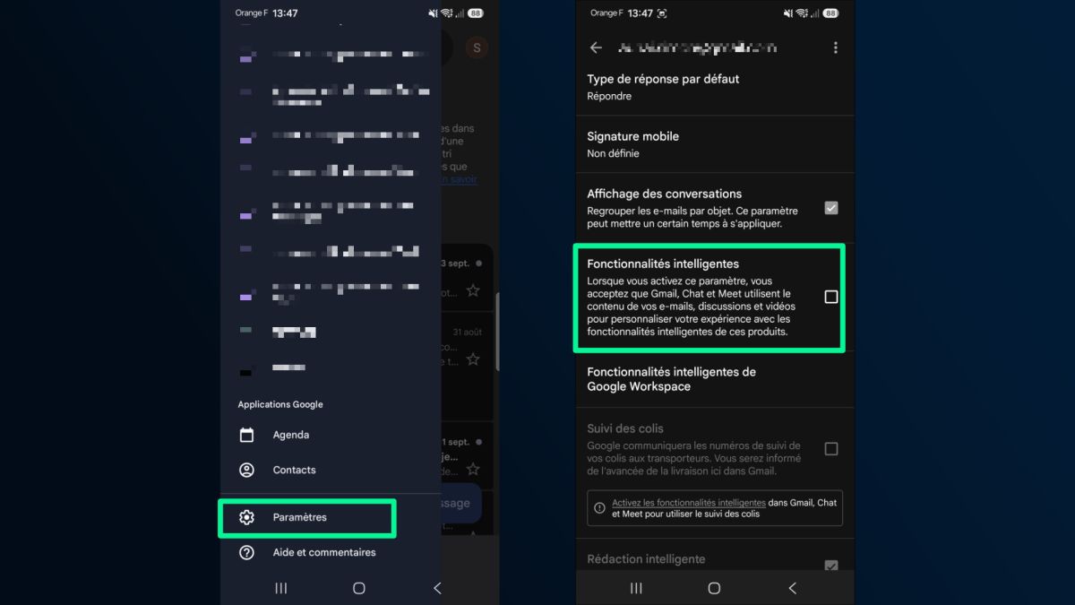tuto gmail désactiver gemini 3