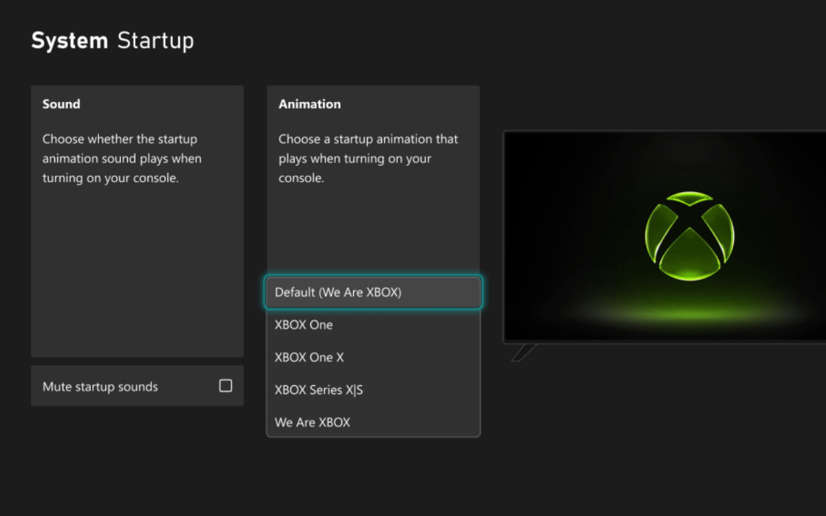 xbox nouvelles animations