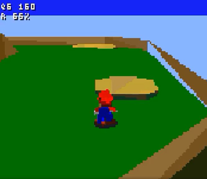 Super Mario 64 demake Gameboy Advanced