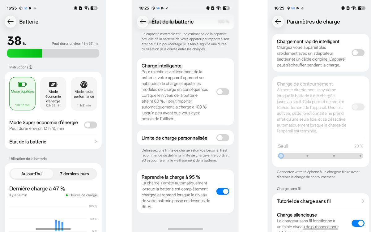 Test Oppo Find X10 batterie2