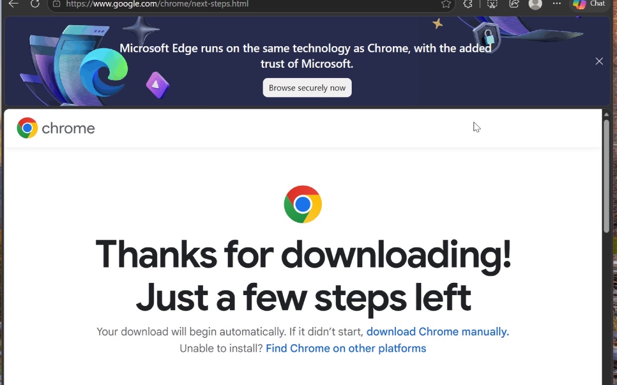chrome edge